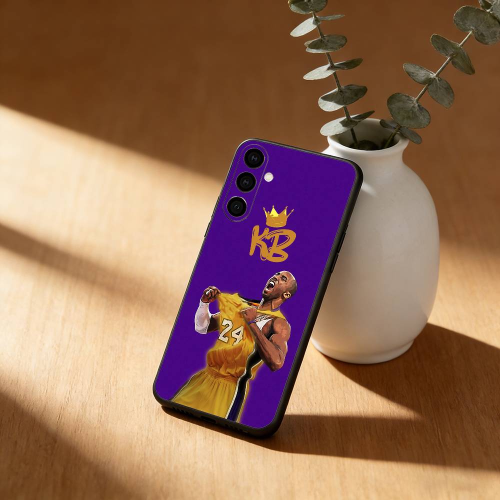 Coque de téléphone K-Kobe B-Bryant 24 Pour Samsung Galaxy A91,80,73,72 ,71,53,52,32 ,31,22,21s,20, Coque Noire Souple