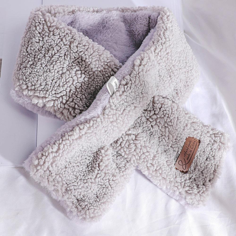Thicken Neck Scarf Winter Warm Neck Warmer New Cross Scarf