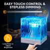 LED Crystal Lamp Aurora Northern Light Projector Night Light with Remote Timer 17 Colors Water Ripple Lamp for Bedroom Light