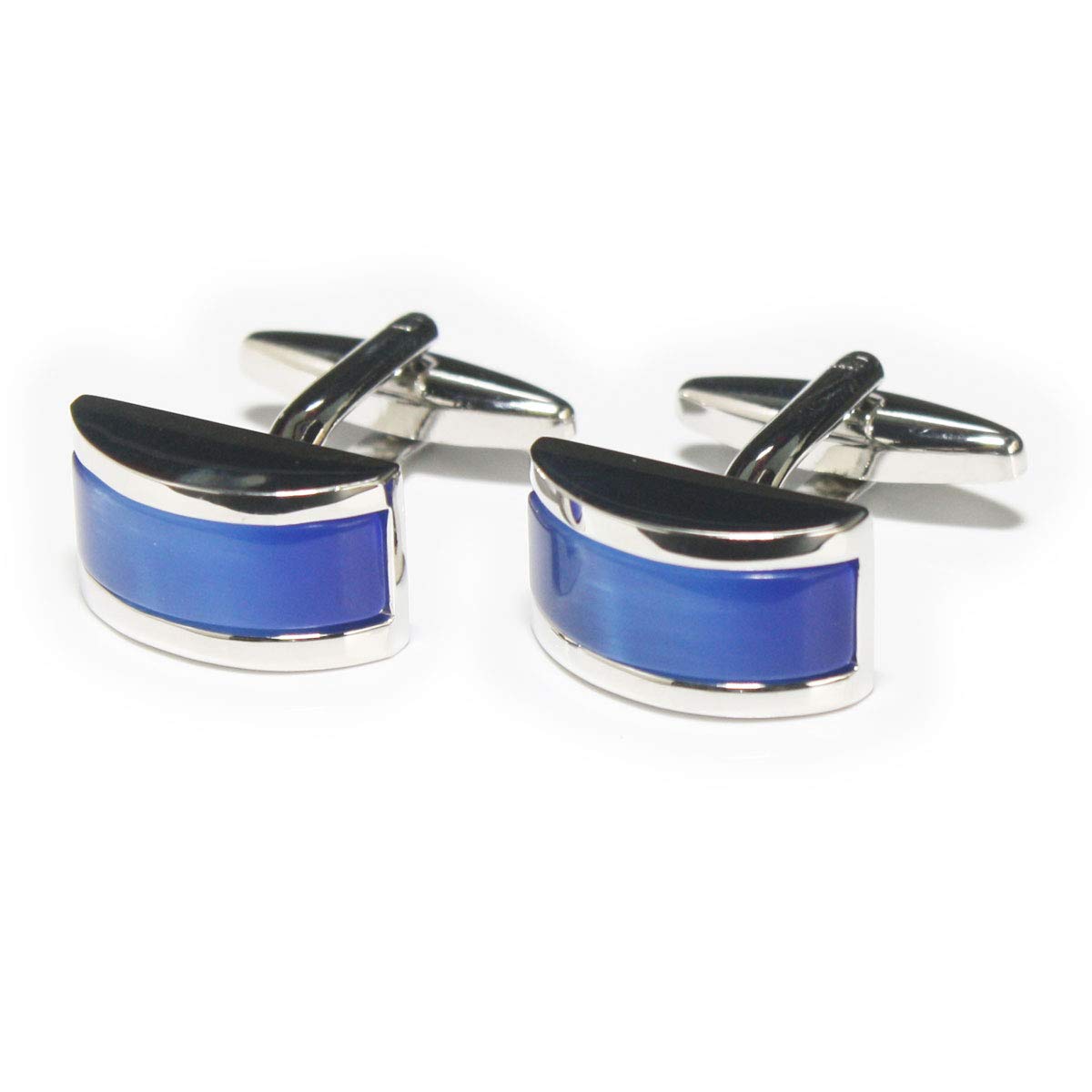 

Запонки Kamakura Cufflinks Studio Резные запонки «Кошачий глаз» cf1724 синий
