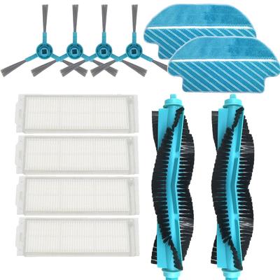 Hepa filtro rolo escova mop almofadas pano para cocotec conga 3290 3490 3690 aspirador de pó para viomi v2 V-RVCLM21B mijia styj02ym