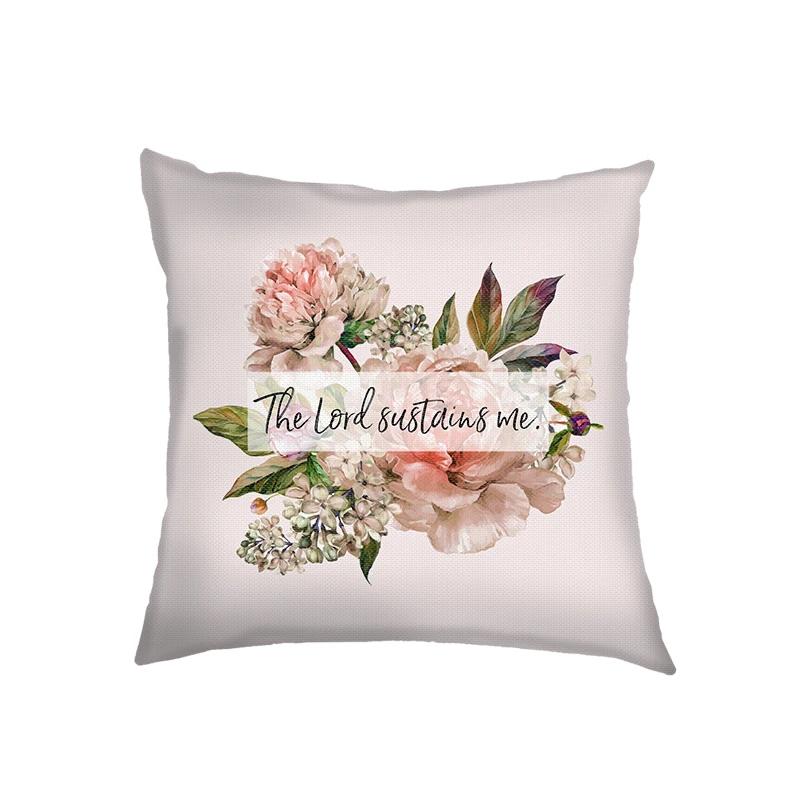

Flower Bible Verse Double-side Print Cushion Covers Christian Biblical Proverbs Pillowcase Home Decor Sofa Bedroom Pillow Cover 12x12Inch