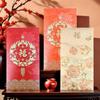 6PCS Chinese Style Luck Money Envelopes Red Pocket Money Pocket  Chinese New Year
