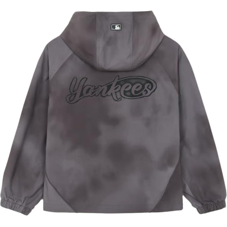MLB Letter Logo Loose Fit Hooded Long Sleeve Jacket Unisex Jackets 3AWJV0354-50CGL