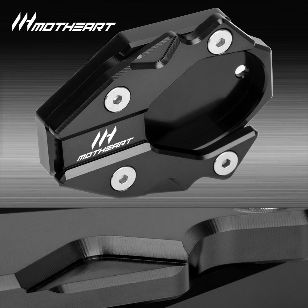 MotHeart Side Stand Plate for Ninja 125/500/ZX-4R/400/ZX-4RR Z500/Z500 SE/Z400/Z125/Z H2/Z H2 SE Eliminator 400/400