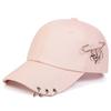 Hip-Hop Baseball Cap With Unique Horn Accents, Safety Pins & Charms Casual Cool Outdoor Use Accessory For Couples Street Style Style