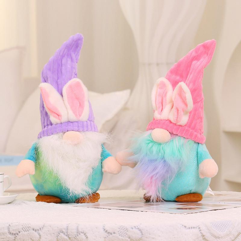 Magic Elf Rabbit Dwarf Old Man Plush Toy Stuffed Doll Bedroom 35cm Decoration