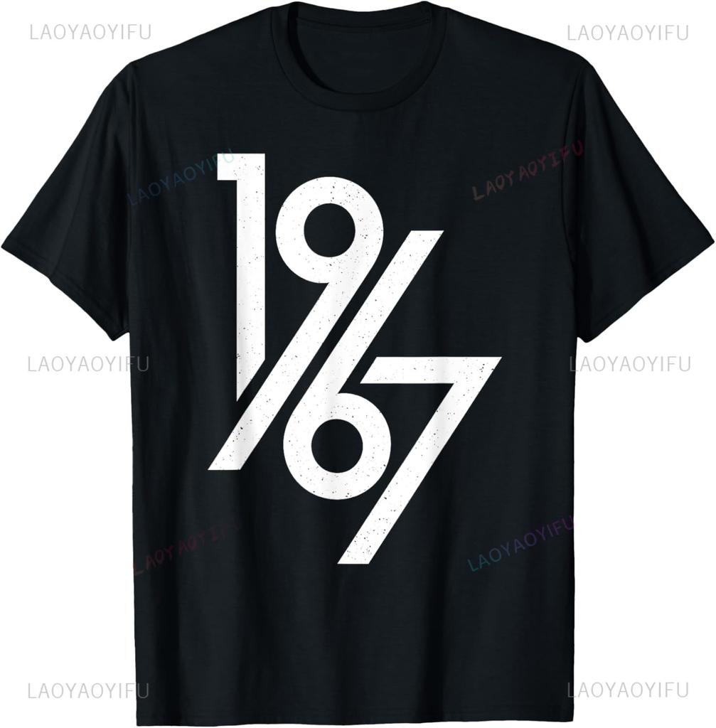 58e Anniversaire 58 Ans Homme Femme Vintage 1967 T-Shirt T-Shirts Graphiques Imprimés Personnalisés Vêtements de Rue T-Shirt Personnalisé Camisas