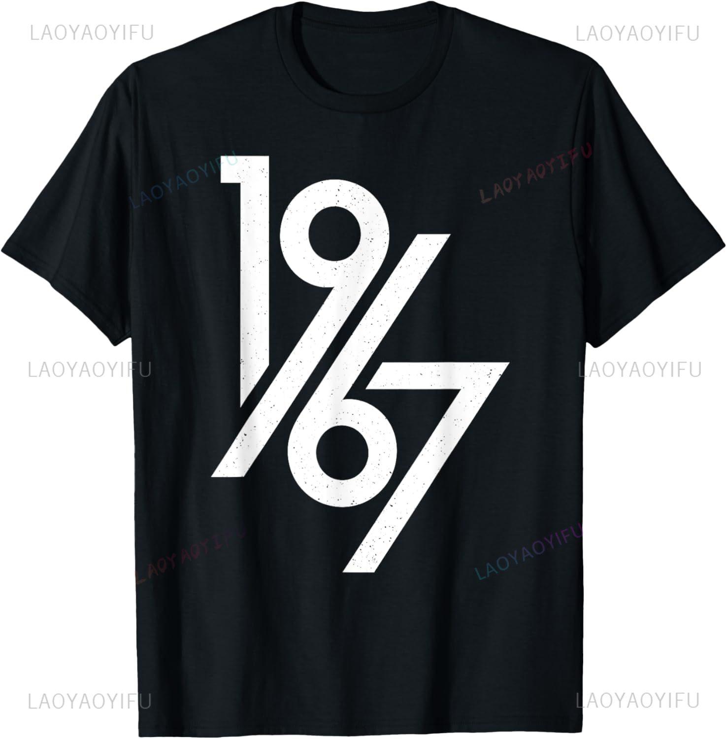 

58th Birthday 58 Years Old Man Woman Vintage 1967 T-Shirt Custom Printed Graphic T Shirts Streetwear Custom T-Shirt Camisas 4XL