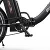 ONESPORT OT16 PRO 2026 Electric Bike Foldable 250W Motor 20*3.0 Inch Tire 48V17AH Removable Battery E-BIKE Bluetooth LCD 25KM/H Speed Electric Bicycle