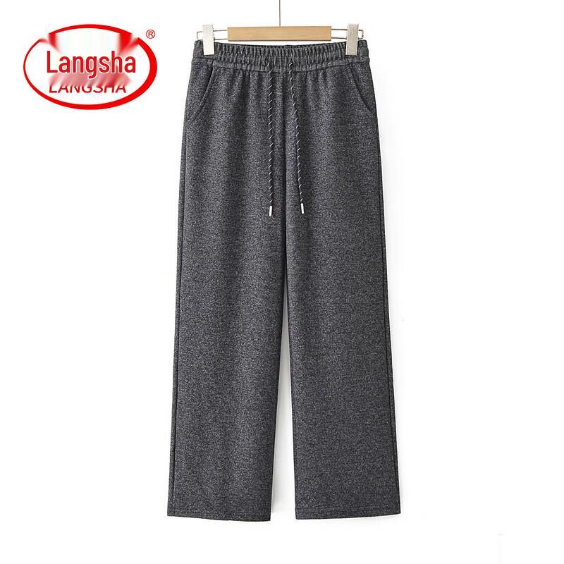 LangSha 2026 Summer Women s Plus Size Straight Leg Casual Pants 3XL