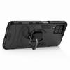 PC TPU Hybrid Phone Case with Ring Holder Kickstand for Samsung Galaxy A22 4G (EU Version), Shockproof Protective Cover
