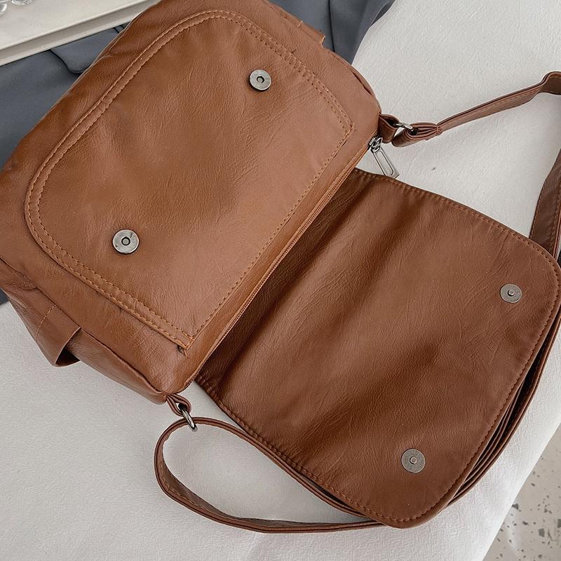 Borsa da Donna in PU Borsa a Spalla Vintage Borsa per la Mamma