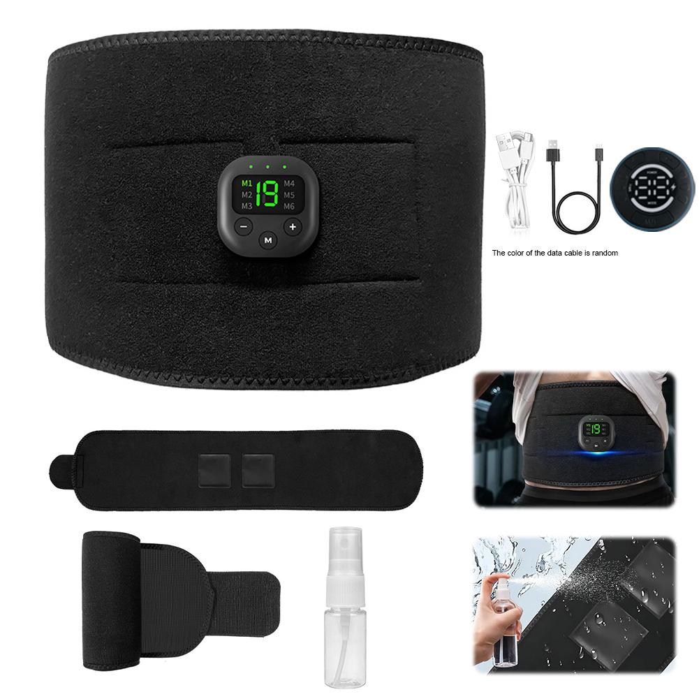Bauchmuskelstimulator Fitness Krafttraining Trainingsgerät Elektronischer Muskelstimulator Abdominaler Straffungsgürtel für Männer & Frauen