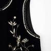 2024 Autumn Velvet Sequin Embroidered Sleeveless Open-front Women's Vest
