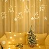 AC 110V Christmas Tree Deer Bells String Lights Fairy Lights Outdoor Decoration