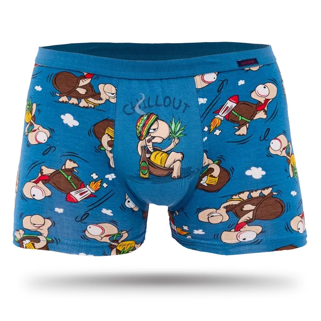 Boxer pentru bărbați - Cornette - centură adezivă, amestec de bumbac, pachet de 5