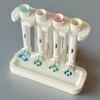 Brush Head Holder Organizer 3D Printed Tooth Brush Head Organizer with Drain Tray for Home Bathroom Shower Sink Accessories