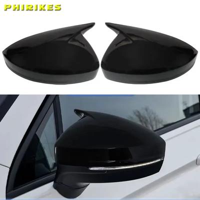 1 Pair M Rearview Mirror Cover Side Reversing For Volkswagen VW Tiguan MK2 2017 - 2026 Rear View Mirror Trim Caps