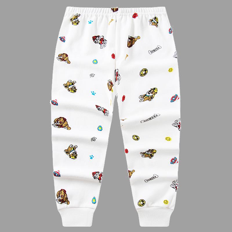 Kids' Cotton Autumn Pajamas: Solid Color Pants for Boys and Girls, Baby & Toddler Base Layer