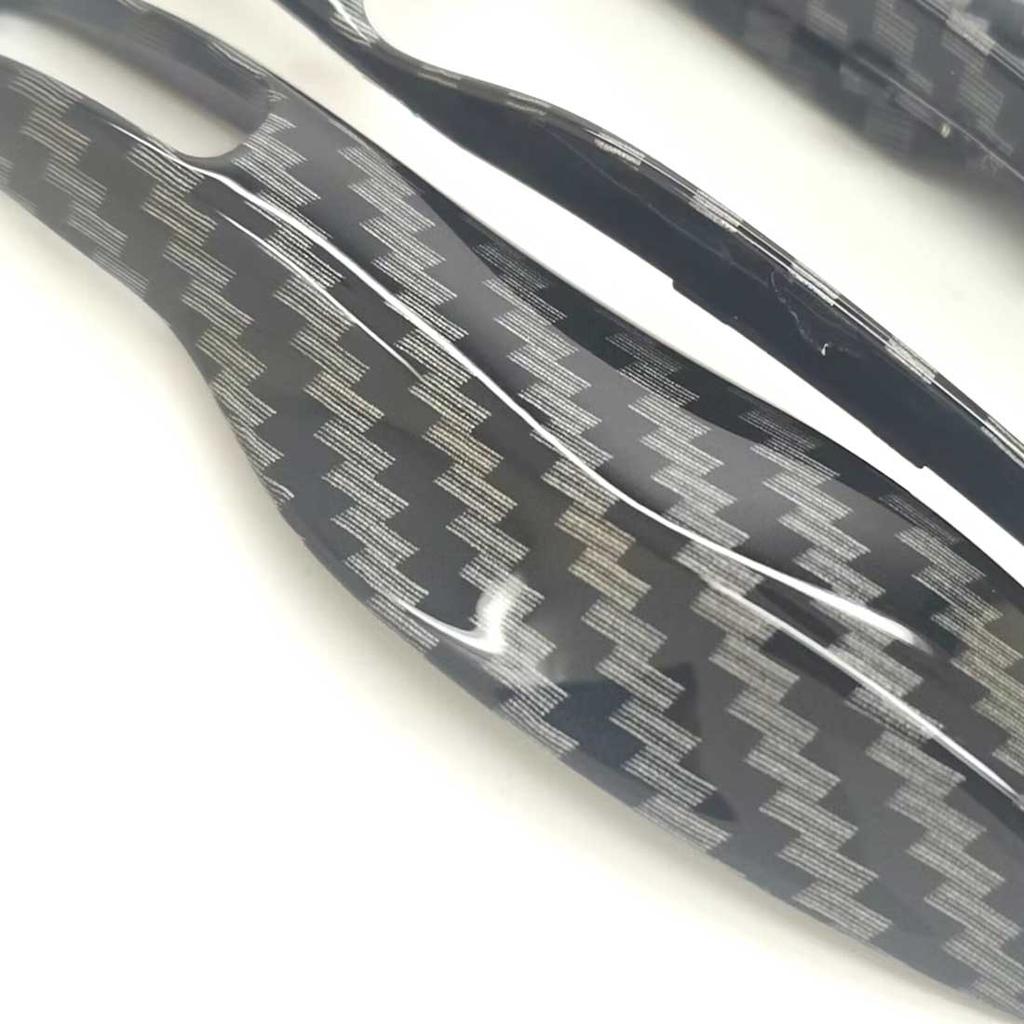 3 PCS Carbon Fiber Gloss Car Key Case For Porsche Cayenne 9ya Panamera 971 911 Macan Cover Replace Hard Shell