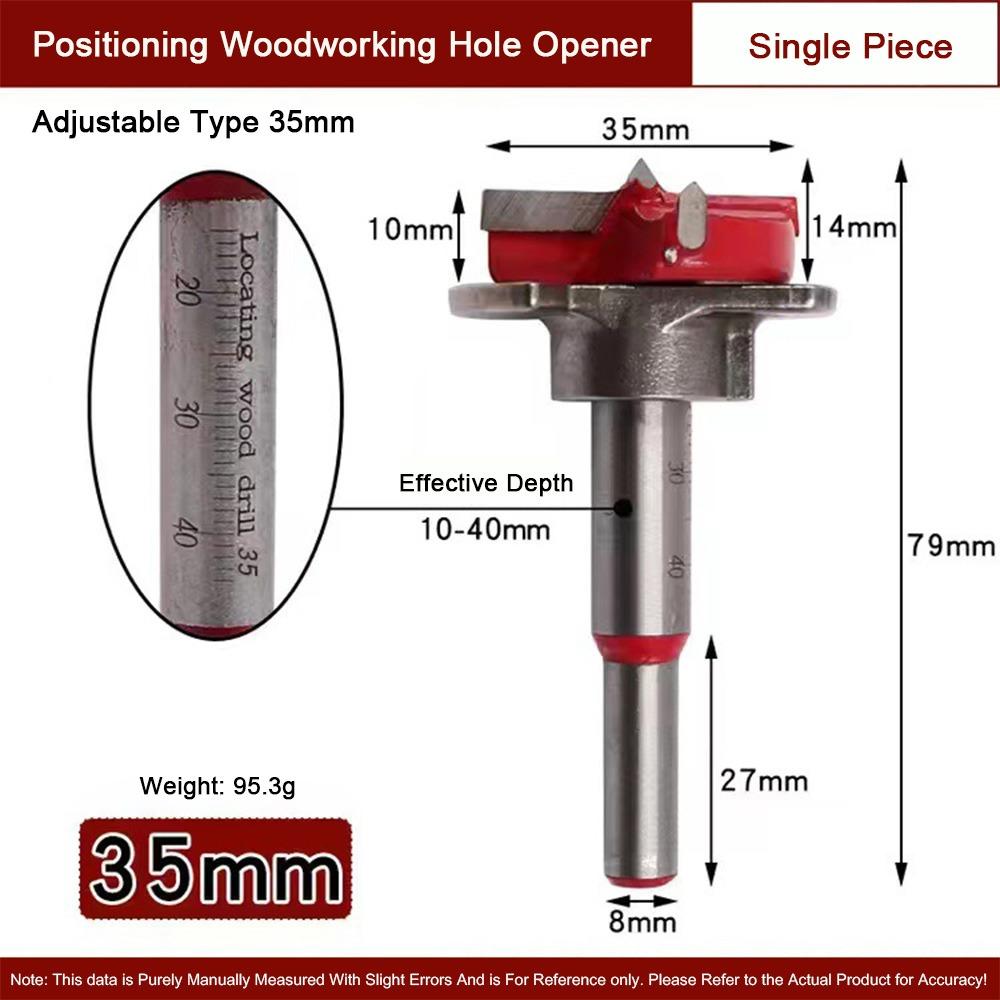 1Pcs Positioning Hinge Hole Saw Adjustable Drill Bits Tipped Drilling Tool Power Tool Accessory