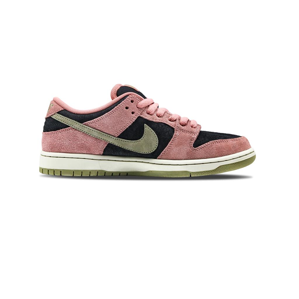 Nike Dunk SB 'Pink Venom' Tangram Project Slip Resistant Abrasion Resistant Low Top Skateboard Shoes Unisex Black Pink HJ4135-600(Team839-Pink Venom)