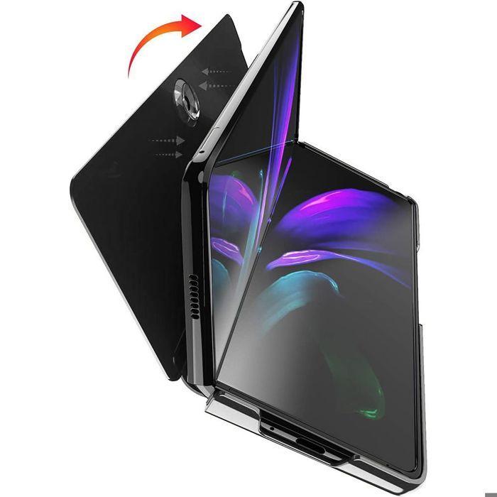 Protection Case - BOOLING - Compatible Samsung Z Fold 4 - Clear View - Black
