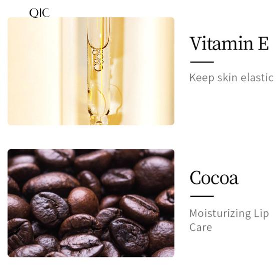 QIC Hydratační rtěnka s dlouhotrvající ovocnou příchutí a měnící se barvou na rty