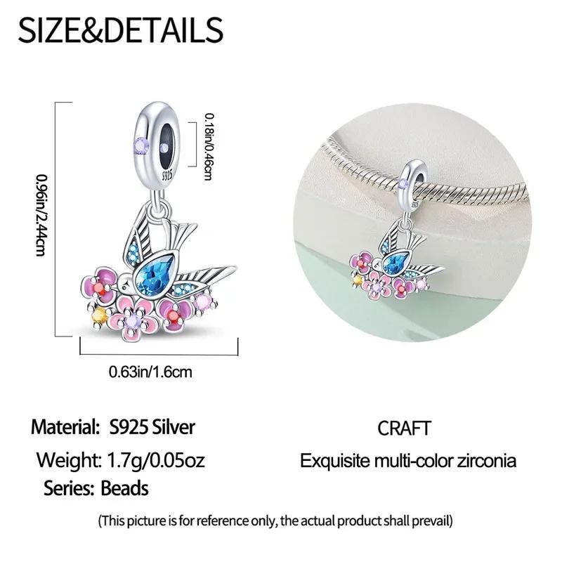 Copper Bouquet Of Flowers Cat Swallow Snail Butterfly Pendant Charms Beads Fit Bracelet Diy Birthday Jewelry Gift