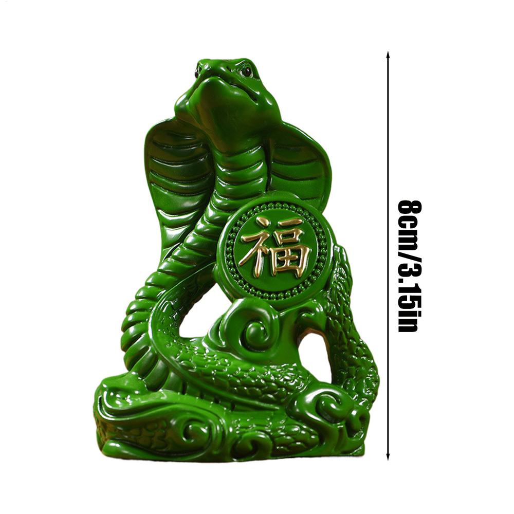 Золотое Змеиное Дерево Резное Зодиакальное Счастливое Украшение для Гостиной Офиса Книжной Полки Рабочего Стола - Домашний Декор