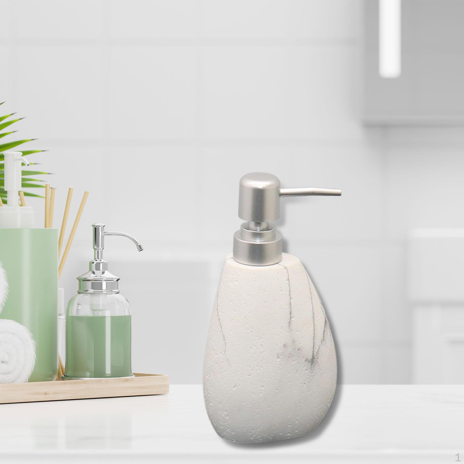 

Soap Dispenser Empty Container Lightweight Easy to Clean Versatile Sturdy Hand Pump White