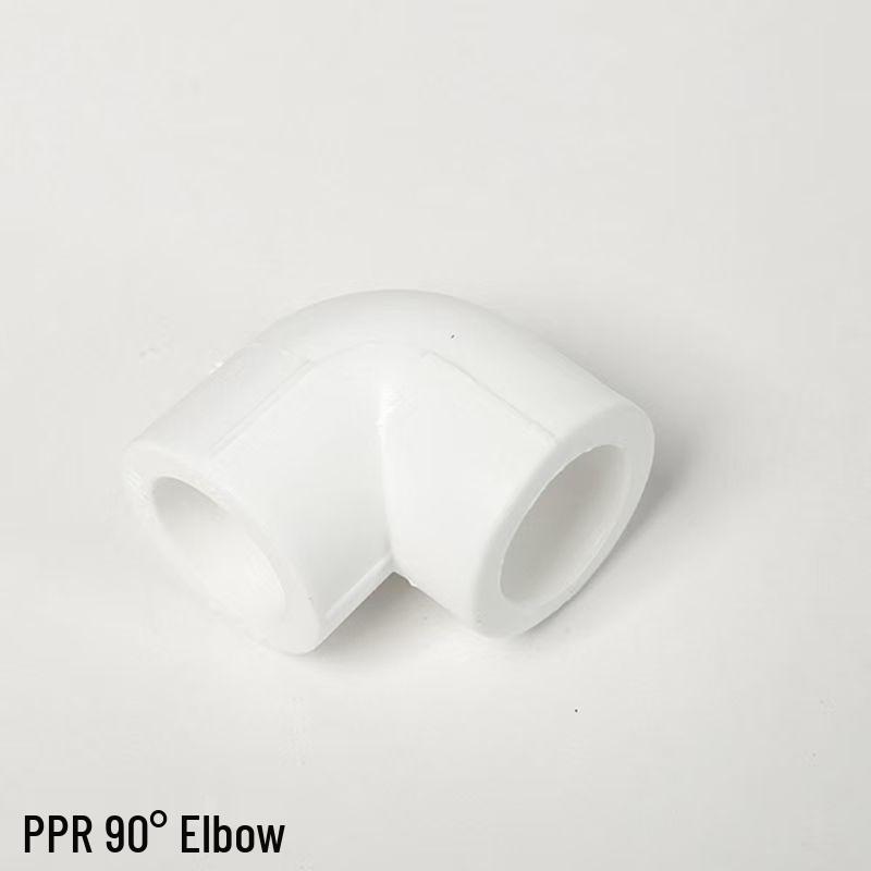 Hot Melt PPR Plastic Elbow Tee Pipe Fittings for Tap Water, Sizes: 20mm (1/2 inch), 25mm (3/4 inch)