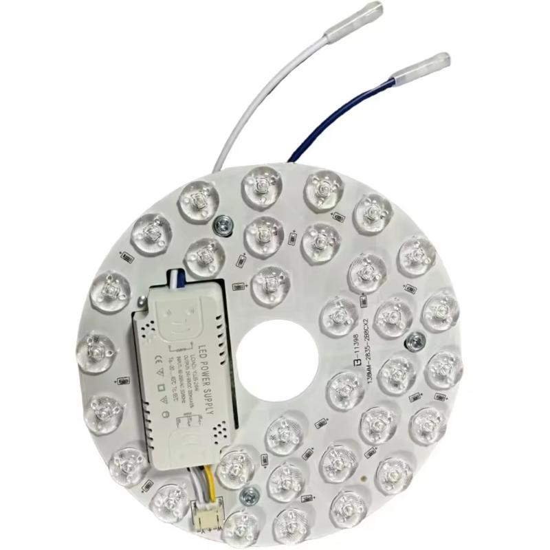 1 Set Energy-Saving Circular Replaceable Led Light Source With Magnet Lights 15/24W Panel Led Bulb Chip Light Board