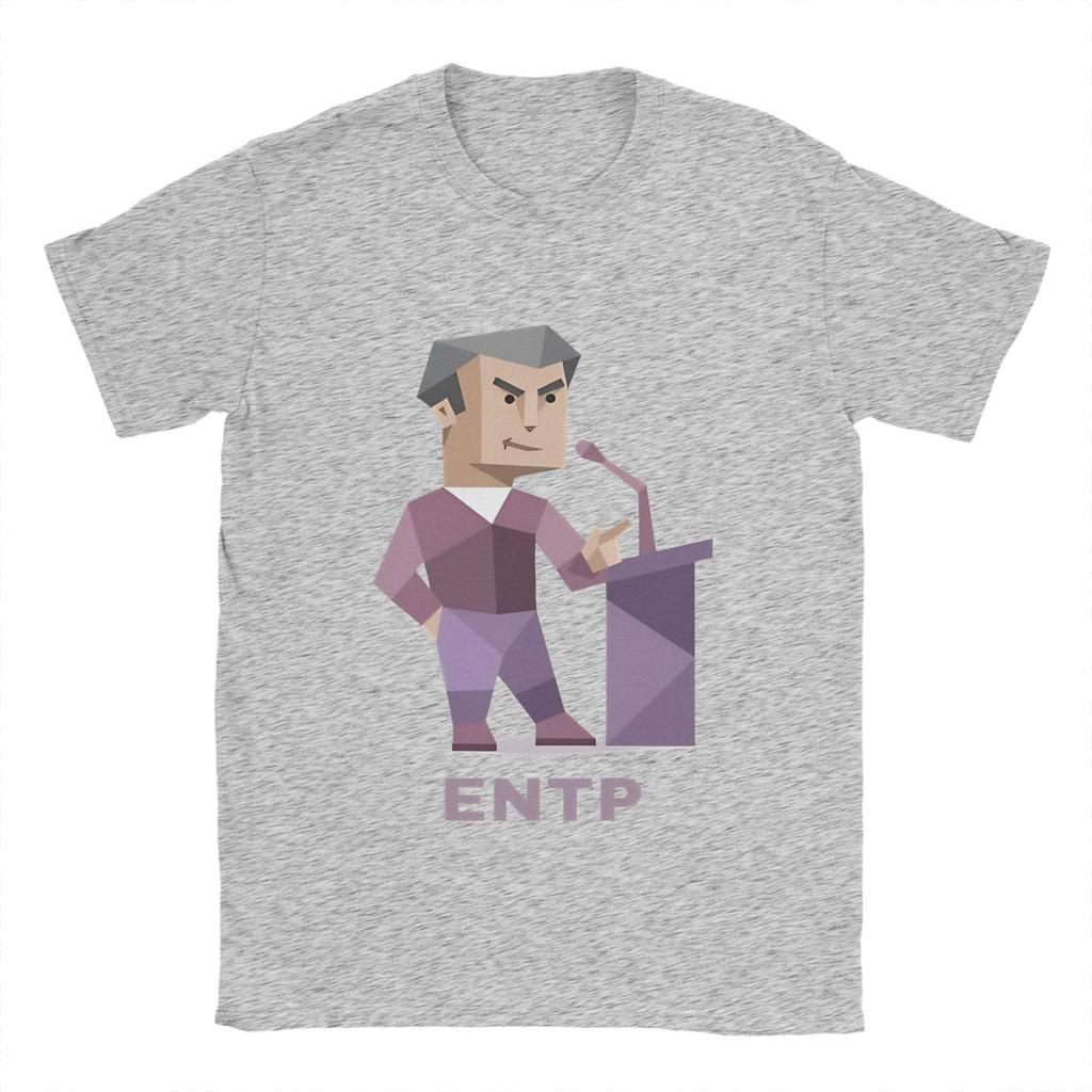 Men's ENTP, MBTI T Shirts  Cotton Tops Funny Short Sleeve Round Collar Tees Gift T-Shirts