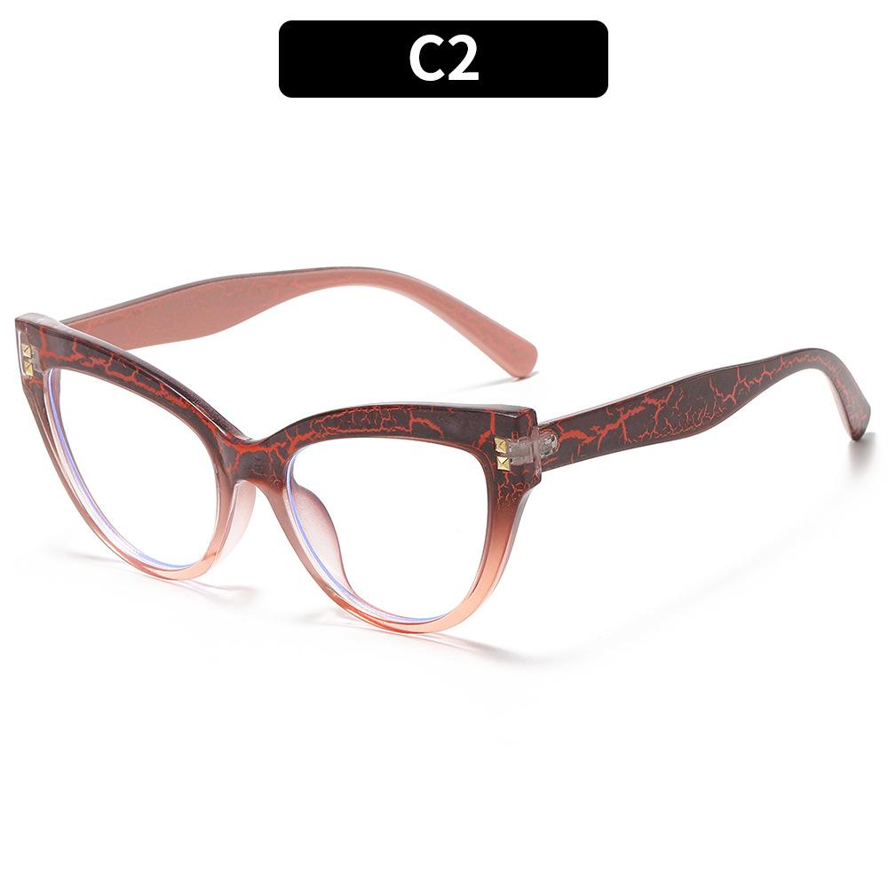 Women's Eyeglasses - Trendy Oversized Cat Eye Glasses