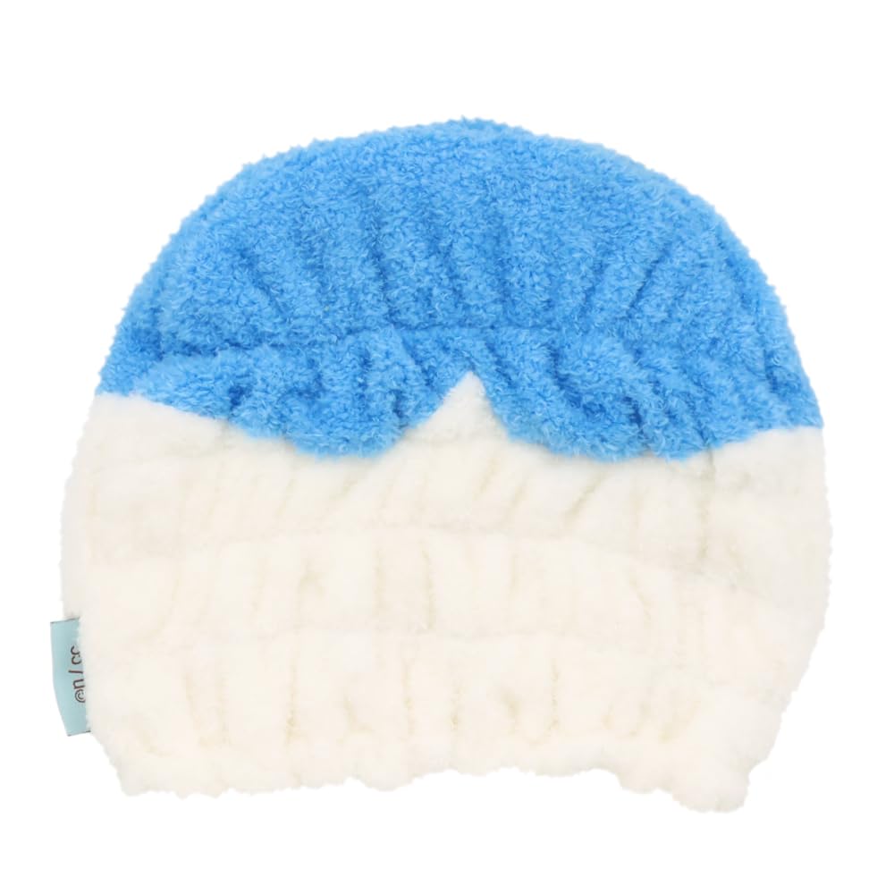 Chiikawa Hair Drying Cap for Head Circumference Absorbent Towel by Shobido Adults, 46-75cm, Cap, Cap, (Hachiware)