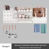 Nana Punch-Free Stainless Steel Kitchen Wall Organizer Rack