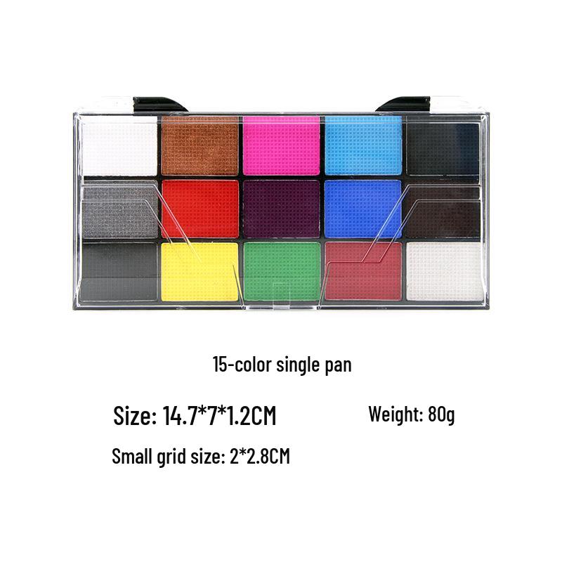 

Детский аквагрим для сцены, уличных выступлений и Хэллоуина - Радужные полоски (запасные)