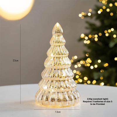 Multicolor Christmas Tree Light Rotating LED Lamp Christmas Decoration Ornament Snow View Christmas Ambient Lighting