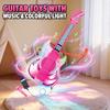 Electric Guitar Electronic Musical Instruments Multi-functional Kids' Microphone Sing Song Educational Games Toys for Girls Boys