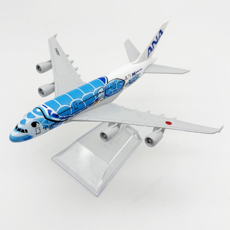 

16CM Alloy Aircraft Model ANA All Nippon Airways 380 Collectible With Landing Gear Children s Toy Gift