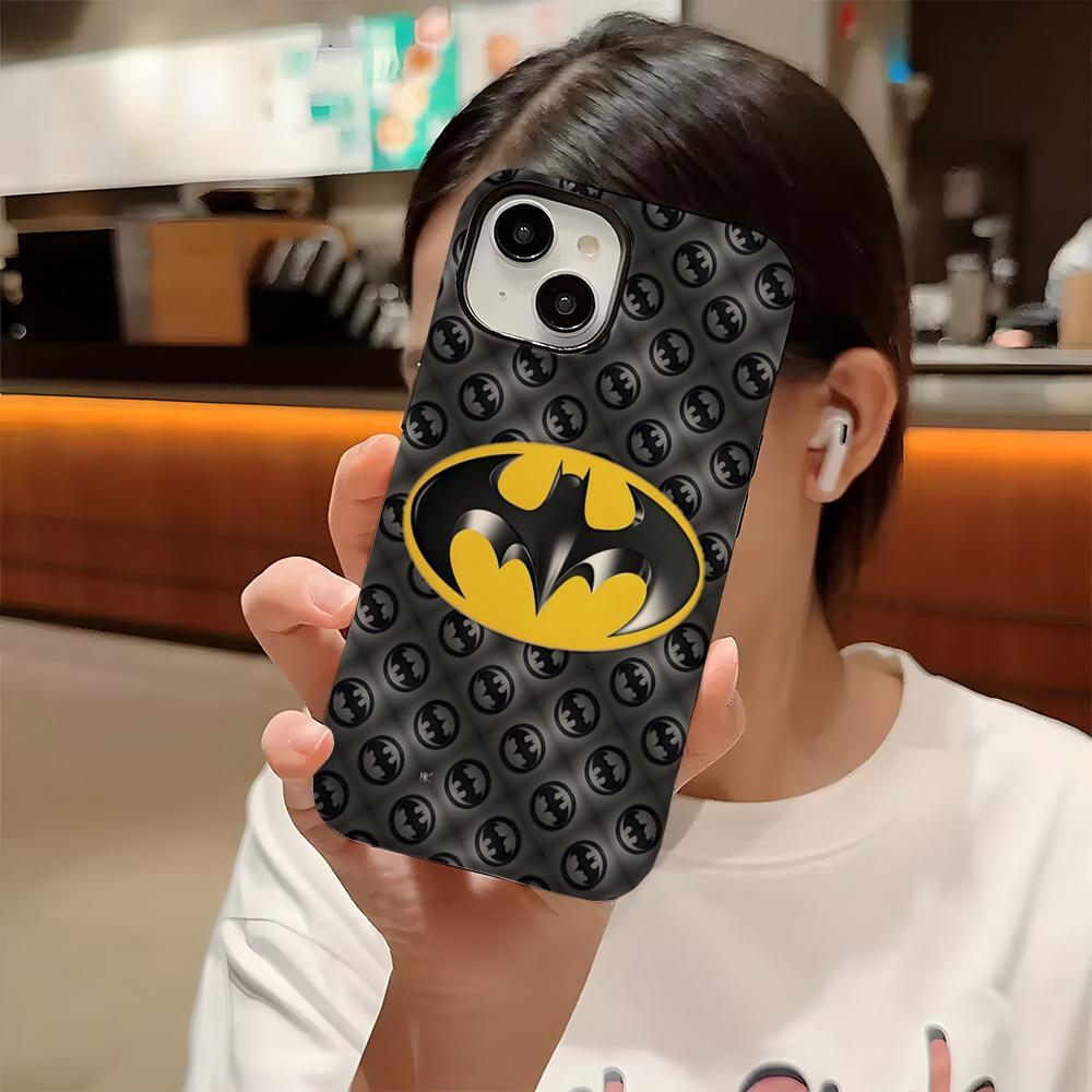 Cool B-Batmans Logo Phone Case For Iphone 16 Pro Max 15 13 14 12 11 14 Pro Max 15 Pro Max Two-in-one Cover