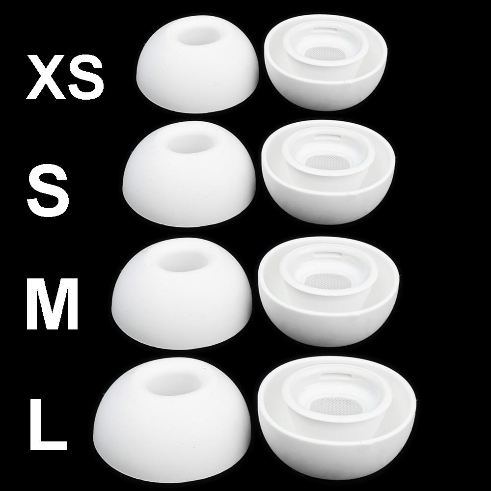 1/4Pair Soft Silicone Earphone Eartips for AirPods Pro Noise Cancellation AntiSlip Bluetooth Earphone Protective Sleeve Earplugs
