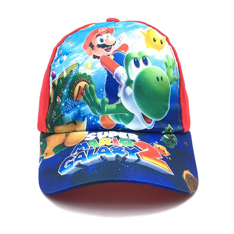 

Детская бейсболка Bros Mario Super Pattern из дышащего хлопка для лета StyleA