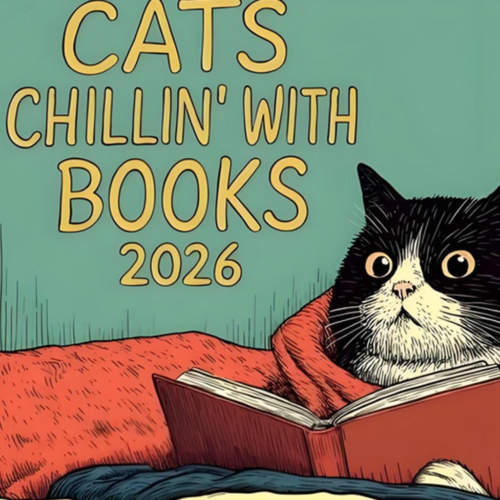 2026 12-month Wall Calendar Hangable Cats Design Family Schedule Planner Organizer Calendar for Bedroom Home Office Decor