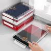 Plastic Document Storage Box Transparent A4 Data Sorting Box  for Household Registration Book