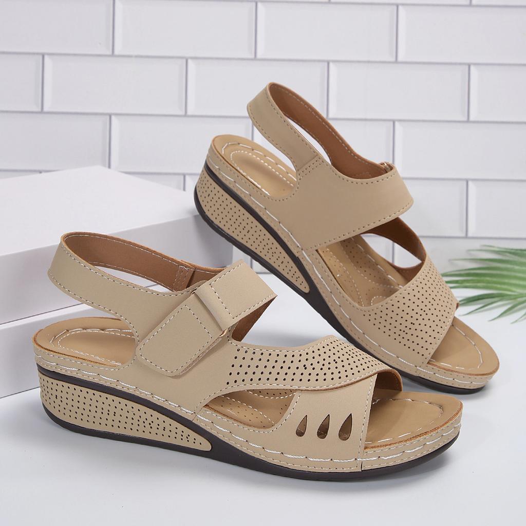 Plus Size Shoes for Women Summer Fashion Platform Wedges Comfortable Sandals 36-43 2026 Women Sandals Casual Beach Shoes