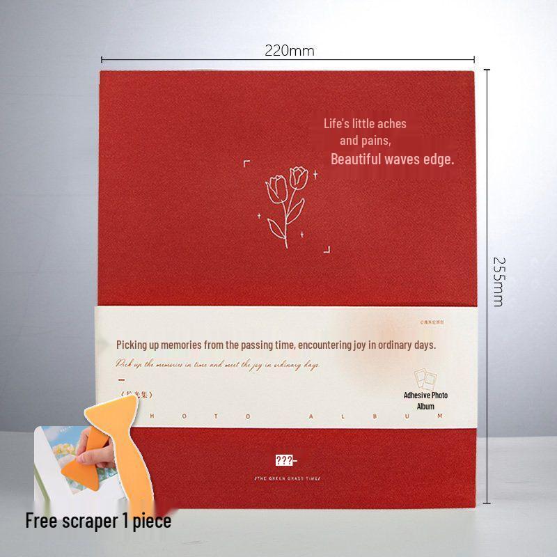 Qinghe Ji Shiguang Self-Adhesive Wedding Photo Album with Large Capacity