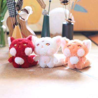 Cute Cute Little Fox Pendant Plush Toy Doll Bag Hanging Keychain Rag Doll Doll Doll
